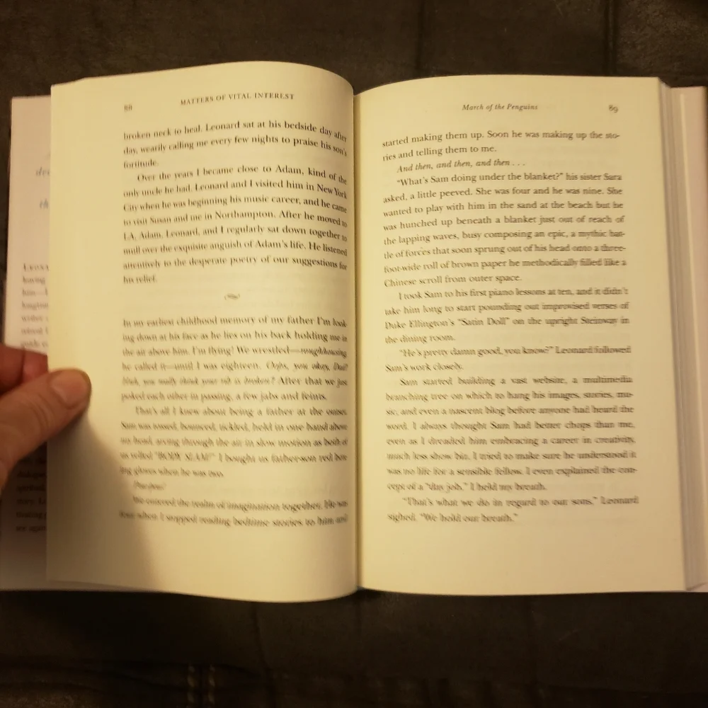 Matters of Vital Interest‎ by Leonard Cohen